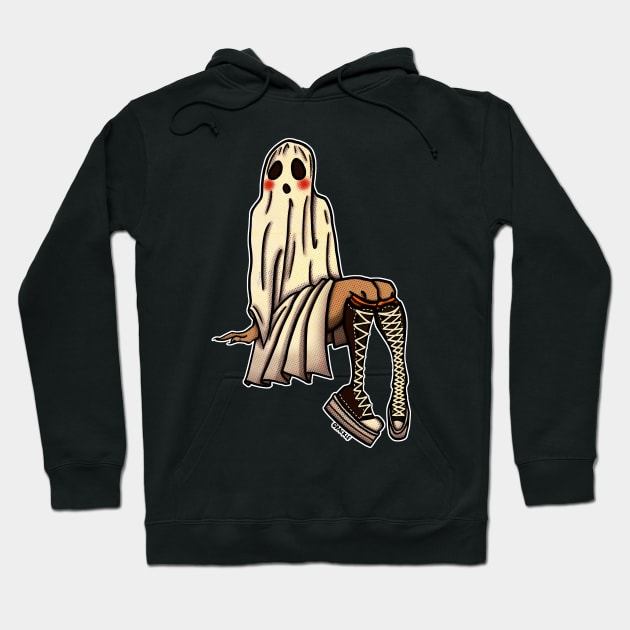 Sneaker Ghost (Medium Version) Hoodie by Jan Grackle